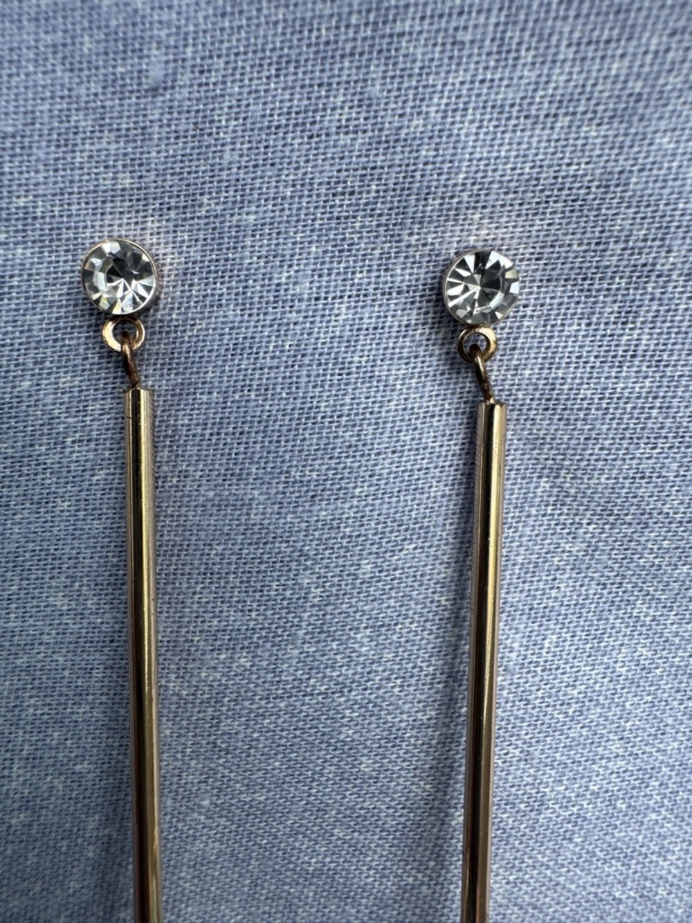 Drop Earrings with Teal Fabric Petals and beading - Picture 6 of 9